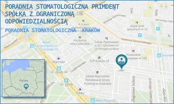 PORADNIA STOMATOLOGICZNA - PORADNIA STOMATOLOGICZNA PRIMDENT SPÓŁKA Z OGRANICZONĄ ODPOWIEDZIALNOŚCIĄ - UL. OS. UROCZE 2,  KRAKÓW