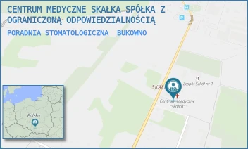 PORADNIA STOMATOLOGICZNA - CENTRUM MEDYCZNE SKAŁKA SPÓŁKA Z OGRANICZONĄ ODPOWIEDZIALNOŚCIĄ - UL. KOLEJOWA 28,  BUKOWNO