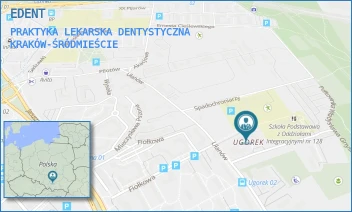PRAKTYKA LEKARSKA DENTYSTYCZNA - EDENT - UL. UŁANÓW 29,  KRAKÓW-ŚRÓDMIEŚCIE