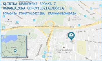 PORADNIA STOMATOLOGICZNA - PRZYCHODNIA KRAKOWSKA SPÓŁKA Z OGRANICZONĄ ODPOWIEDZIALNOŚCIĄ - UL. JÓZEFA MEHOFFERA 6,  KRAKÓW-KROWODRZA
