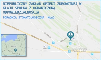 PORADNIA STOMATOLOGICZNA - NIEPUBLICZNY ZAKŁAD OPIEKI ZDROWOTNEJ W KŁAJU SPÓŁKA Z OGRANICZONĄ ODPOWIEDZIALNOŚCIĄ - UL. KŁAJ 820,  KŁAJ