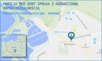 PORADNIA STOMATOLOGICZNA - FAMILIA MED DENT SPÓŁKA Z OGRANICZONĄ ODPOWIEDZIALNOŚCIĄ - UL. KAZIMIERZA WIERZYŃSKIEGO 6,  KRAKÓW