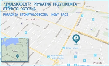 PORADNIA STOMATOLOGICZNA - "IWULSKADENT" PRYWATNA PRZYCHODNIA STOMATOLOGICZNA - UL. TELIGI 14A,  NOWY SĄCZ
