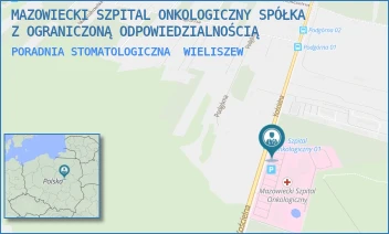 PORADNIA STOMATOLOGICZNA - MAZOWIECKI SZPITAL ONKOLOGICZNY SPÓŁKA Z OGRANICZONĄ ODPOWIEDZIALNOŚCIĄ - KOŚCIELNA 61,  WIELISZEW