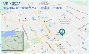 PORADNIA ORTODONTYCZNA - OTWOCK - FAM MEDICA - GEISLERA 3A,  OTWOCK