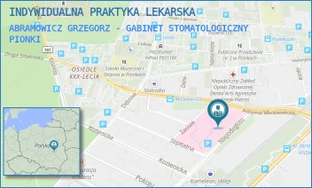 ABRAMOWICZ GRZEGORZ - GABINET STOMATOLOGICZNY - INDYWIDUALNA PRAKTYKA LEKARSKA - 15-GO STYCZNIA 13,  PIONKI