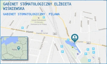 GABINET STOMATOLOGICZNY - GABINET STOMATOLOGICZNY ELŻBIETA WIŚNIEWSKA - AL. WYZWOLENIA 71,  PILAWA