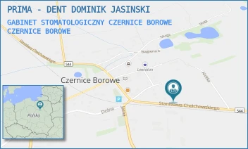 GABINET STOMATOLOGICZNY CZERNICE BOROWE - PRIMA - DENT DOMINIK JASINSKI - CHEŁCHOWSKIEGO 2,  CZERNICE BOROWE
