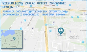 PORADNIA OGÓLNOSTOMATOLOGICZNA (STOMATOLOGIA ZACHOWAWCZA Z ENDODONCJĄ) - NIEPUBLICZNY ZAKŁAD OPIEKI ZDROWOTNEJ DENTIK.PL - ALEKSANDRA ŚWIĘTOCHOWSKIEGO 2/U20,  WARSZAWA BEMOWO