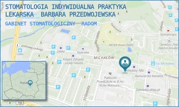 GABINET STOMATOLOGICZNY - STOMATOLOGIA INDYWIDUALNA PRAKTYKA LEKARSKA  BARBARA PRZEDWOJEWSKA - KRÓLOWEJ JADWIGI 13,  RADOM