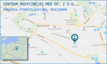 PORADNIA STOMATOLOGICZNA - CENTRUM MEDYCZNE BI-MED SP. Z O.O. - HENRYKA SIENKIEWICZA 30,  MSZCZONÓW