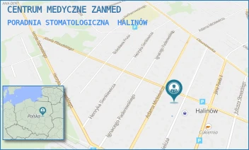 PORADNIA STOMATOLOGICZNA - CENTRUM MEDYCZNE ZANMED SPÓŁKA Z OGRANICZONĄ ODPOWIEDZIALNOŚCIĄ SPÓŁKA KOMANDYTOWA - PIŁSUDSKIEGO 33,  HALINÓW