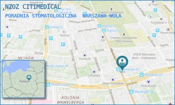 PORADNIA STOMATOLOGICZNA - NZOZ CITIMEDICAL - MŁYNARSKA 26/28,  WARSZAWA WOLA
