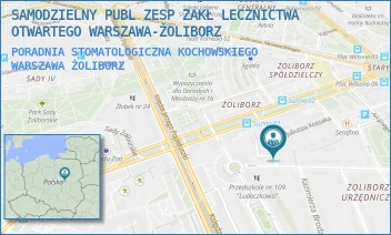 PORADNIA STOMATOLOGICZNA KOCHOWSKIEGO - SAMODZIELNY PUBL ZESP ZAKŁ LECZNICTWA OTWARTEGO WARSZAWA-ŻOLIBORZ - KOCHOWSKIEGO 4,  WARSZAWA ŻOLIBORZ