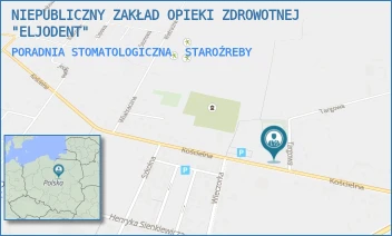 PORADNIA STOMATOLOGICZNA - NIEPUBLICZNY ZAKŁAD OPIEKI ZDROWOTNEJ "ELJODENT" - KOŚCIELNA 31A,  STAROŹREBY