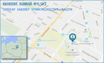 SZKOLNY GABINET STOMATOLOGICZNY - EKODENT KONRAD RYLSKI - SZKOLNA 2,  RASZYN
