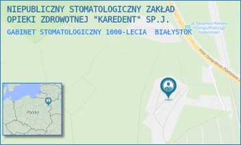 GABINET STOMATOLOGICZNY 1000-LECIA - NIEPUBLICZNY STOMATOLOGICZNY ZAKŁAD OPIEKI ZDROWOTNEJ "KAREDENT" SP.J. - AL. 1000-LECIA PAŃSTWA POLSKIEGO 10/9A,  BIAŁYSTOK