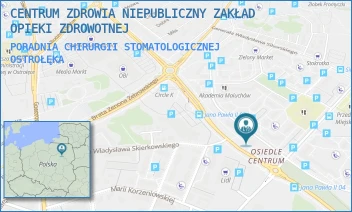 PORADNIA CHIRURGII STOMATOLOGICZNEJ - CENTRUM ZDROWIA ADAM MUSZYŃSKI SPÓŁKA KOMANDYTOWO-AKCYJNA - PILECKIEGO 14,  OSTROŁĘKA