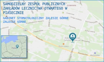 GABINET STOMATOLOGICZNY ZALESIE GÓRNE - SAMODZIELNY ZESPÓŁ PUBLICZNYCH ZAKŁADÓW LECZNICTWA OTWARTEGO W PIASECZNIE - ZŁOTEJ JESIENI 1/27,  ZALESIE GÓRNE