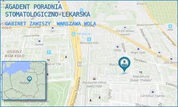 GABINET ZAWISZY - AGADENT PORADNIA STOMATOLOGICZNO-LEKARSKA - ZAWISZY 16A/A,  WARSZAWA WOLA
