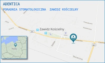 PORADNIA STOMATOLOGICZNA - ADENTICA - MAZOWIECKA 15,  ZAWIDZ KOŚCIELNY