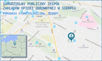 PORADNIA STOMATOLOGICZNA - SAMODZIELNY PUBLICZNY ZESPÓŁ ZAKŁADÓW OPIEKI ZDROWOTNEJ W SIERPCU - SŁOWACKIEGO 16,  SIERPC