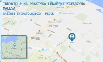 GABINET STOMATOLOGICZY - INDYWIDUALNA PRAKTYKA LEKARSKA KATARZYNA MALESA - OKOPOWA 38,  PŁOCK