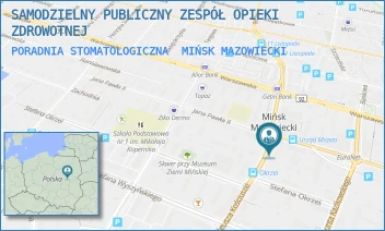 PORADNIA STOMATOLOGICZNA - SAMODZIELNY PUBLICZNY ZESPÓŁ OPIEKI ZDROWOTNEJ - KOŚCIUSZKI 9,  MIŃSK MAZOWIECKI