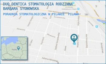 PORADNIA STOMATOLOGICZNA W PILAWIE - DUO DENTICA STOMATOLOGIA RODZINNA BARBARA SYGNOWSKA - WOJSKA POLSKIEGO 16,  PILAWA