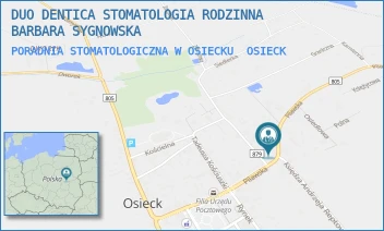 PORADNIA STOMATOLOGICZNA W OSIECKU - DUO DENTICA STOMATOLOGIA RODZINNA BARBARA SYGNOWSKA - PILAWSKA 10,  OSIECK