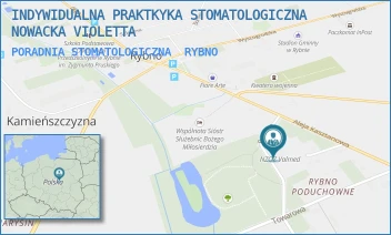 PORADNIA STOMATOLOGICZNA - INDYWIDUALNA PRAKTKYKA STOMATOLOGICZNA NOWACKA VIOLETTA - PARKOWA 1,  RYBNO