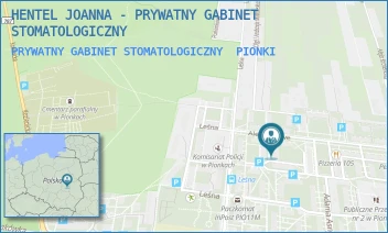 PRYWATNY GABINET STOMATOLOGICZNY - HENTEL JOANNA - PRYWATNY GABINET STOMATOLOGICZNY - ALEJE LIPOWE 12,  PIONKI