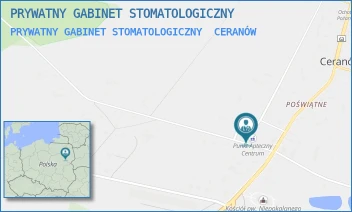 PRYWATNY GABINET STOMATOLOGICZNY - PRYWATNY GABINET STOMATOLOGICZNY - - 25/-,  CERANÓW