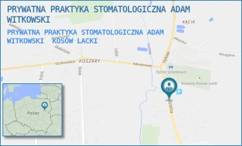 PRYWATNA PRAKTYKA STOMATOLOGICZNA ADAM WITKOWSKI - PRYWATNA PRAKTYKA STOMATOLOGICZNA ADAM WITKOWSKI - KOŚCIELNA 20,  KOSÓW LACKI
