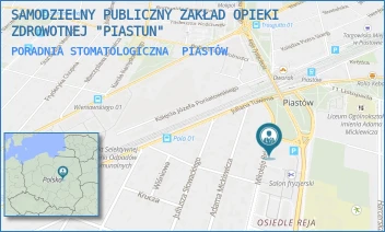 PORADNIA STOMATOLOGICZNA - SAMODZIELNY PUBLICZNY ZAKŁAD OPIEKI ZDROWOTNEJ "PIASTUN" - MIKOŁAJA REJA 1,  PIASTÓW