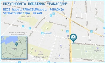 NZOZ "PANACEUM" PORADNIA STOMATOLOGICZNA - PRZYCHODNIA RODZINNA "PANACEUM" - REYMONTA 8,  MŁAWA
