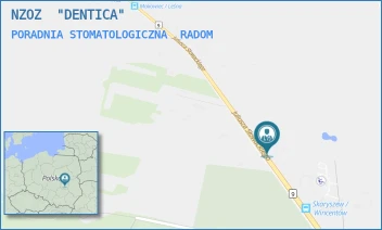 PORADNIA STOMATOLOGICZNA - NZOZ  "DENTICA" - JULIUSZA SŁOWACKIEGO 96,  RADOM