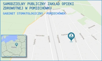 GABINET STOMATOLOGICZNY - SAMODZIELNY PUBLICZNY ZAKŁAD OPIEKI ZDROWOTNEJ W POMIECHÓWKU - SŁONECZNA 51,  POMIECHÓWEK