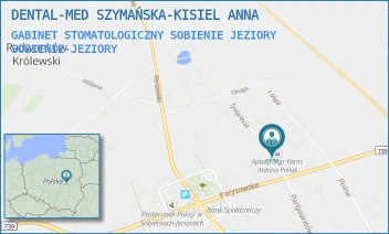 GABINET STOMATOLOGICZNY SOBIENIE JEZIORY - DENTAL-MED SZYMAŃSKA-KISIEL ANNA - TYSIĄCLECIA 2,  SOBIENIE-JEZIORY