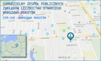 STM-CHE - SAMODZIELNY ZESPÓŁ PUBLICZNYCH ZAKŁADÓW LECZNICTWA OTWARTEGO WARSZAWA-MOKOTÓW - CHEŁMSKA 13/17,  WARSZAWA MOKOTÓW