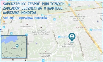 STM-MAL - SAMODZIELNY ZESPÓŁ PUBLICZNYCH ZAKŁADÓW LECZNICTWA OTWARTEGO WARSZAWA-MOKOTÓW - MALCZEWSKIEGO 47A,  WARSZAWA MOKOTÓW