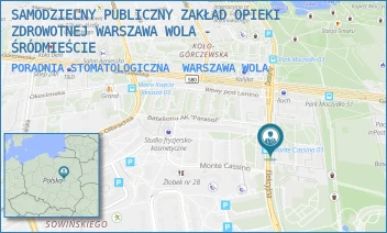 PORADNIA STOMATOLOGICZNA - SAMODZIELNY PUBLICZNY ZAKŁAD OPIEKI ZDROWOTNEJ WARSZAWA WOLA - ŚRÓDMIEŚCIE - ELEKCYJNA 54,  WARSZAWA WOLA