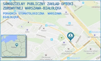 PORADNIA STOMATOLOGICZNA - SAMODZIELNY PUBLICZNY ZAKŁAD OPIEKI ZDROWOTNEJ WARSZAWA-BIAŁOŁĘKA - MILENIJNA 4,  WARSZAWA BIAŁOŁĘKA