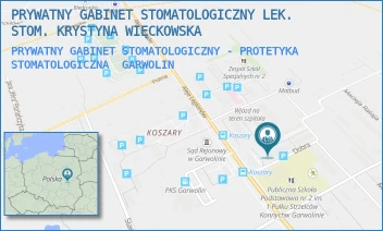 PRYWATNY GABINET STOMATOLOGICZNY - PROTETYKA STOMATOLOGICZNA - PRYWATNY GABINET STOMATOLOGICZNY LEK. STOM. KRYSTYNA WIĘCKOWSKA - DOBRA 1/11,  GARWOLIN