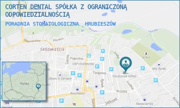 PORADNIA STOMATOLOGICZNA - CORTEN DENTAL SPÓŁKA Z OGRANICZONĄ ODPOWIEDZIALNOŚCIĄ - TARGOWA 25,  HRUBIESZÓW