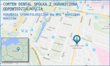 PORADNIA STOMATOLOGICZNA WA-ERE - CORTEN DENTAL SPÓŁKA Z OGRANICZONĄ ODPOWIEDZIALNOŚCIĄ - ETIUDY REWOLUCYJNEJ 48,  WARSZAWA MOKOTÓW