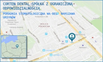PORADNIA STOMATOLOGICZNA WA-BEL - CORTEN DENTAL SPÓŁKA Z OGRANICZONĄ ODPOWIEDZIALNOŚCIĄ - BELGRADZKA 4/U10,  WARSZAWA URSYNÓW