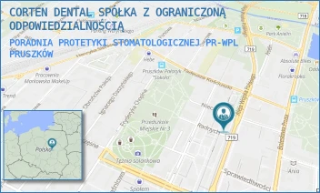 PORADNIA PROTETYKI STOMATOLOGICZNEJ PR-WPL - CORTEN DENTAL SPÓŁKA Z OGRANICZONĄ ODPOWIEDZIALNOŚCIĄ - ALEJA WOJSKA POLSKIEGO 12,  PRUSZKÓW