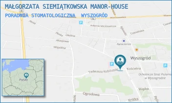 PORADNIA STOMATOLOGICZNA - MAŁGORZATA SIEMIĄTKOWSKA MANOR-HOUSE - PŁOCKA 29,  WYSZOGRÓD
