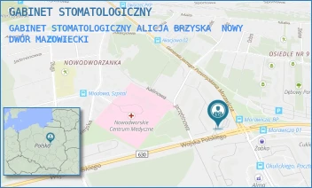 GABINET STOMATOLOGICZNY ALICJA BRZYSKA - GABINET STOMATOLOGICZNY - OKULICKIEGO 1,  NOWY DWÓR MAZOWIECKI